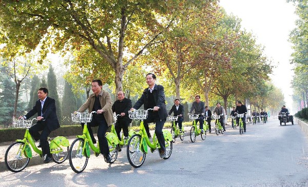 河南省安陽市公共自行車項目實現(xiàn)“雙贏”