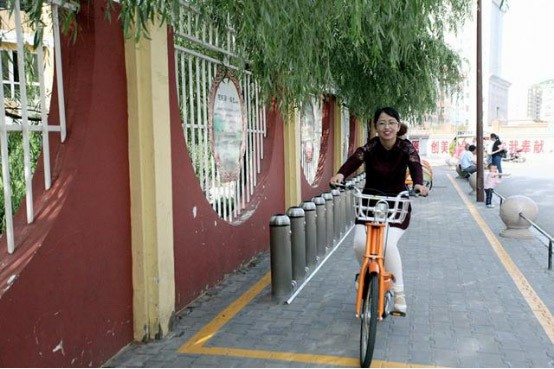 這位美女副校長(zhǎng)3年借車5301次 騎行58398分鐘 大數(shù)據(jù)看神木人的低碳生活