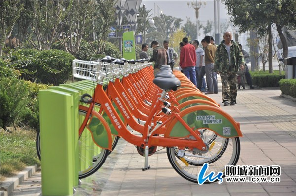 聊城公共自行車項目建設提速 已辦卡逾4000張