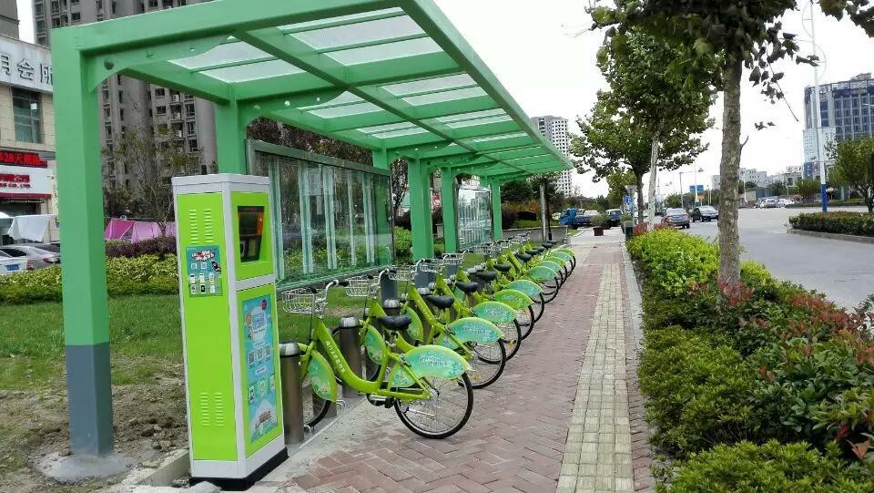 南通海門公共自行車擴容工程投入運營