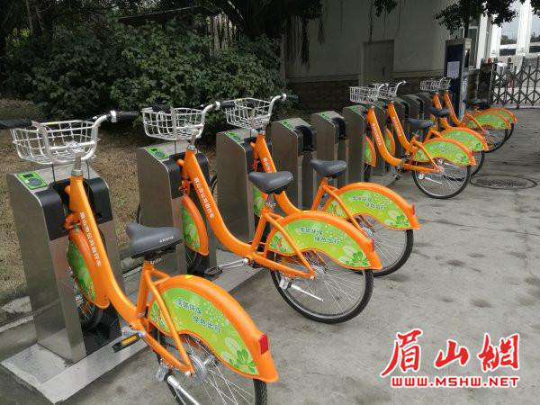 眉山：公共自行車投用一月 市民點(diǎn)贊盼增加站點(diǎn)