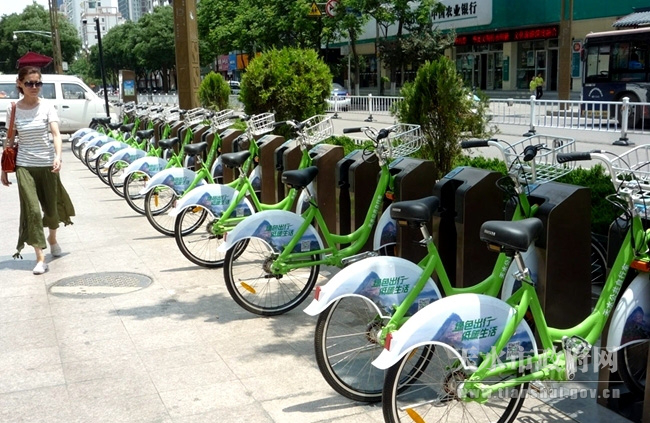 天水公共自行車(chē) 解決市民出行“最后一公里”