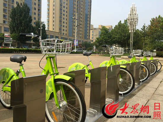 日照市公共自行車借車量達到14476次